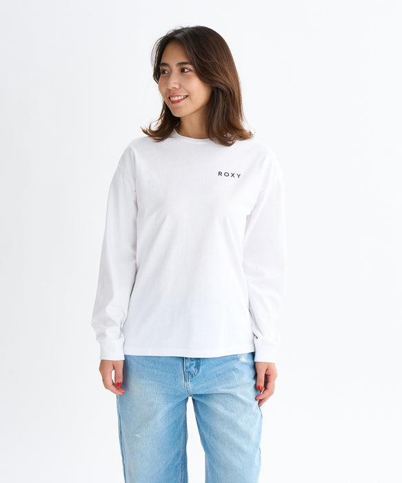 Roxy HISTORICAL LOGO L/S TEE ウィメンズ 長袖Tシャツ