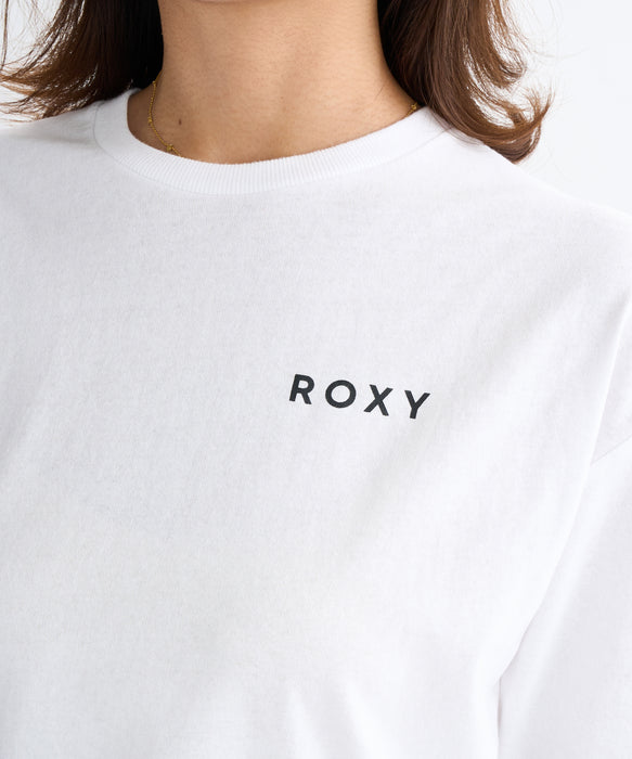Roxy HISTORICAL LOGO L/S TEE ウィメンズ 長袖Tシャツ