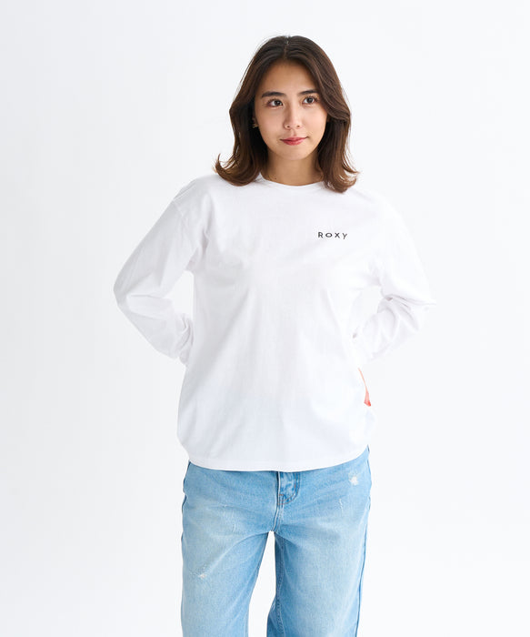 Roxy HISTORICAL LOGO L/S TEE ウィメンズ 長袖Tシャツ
