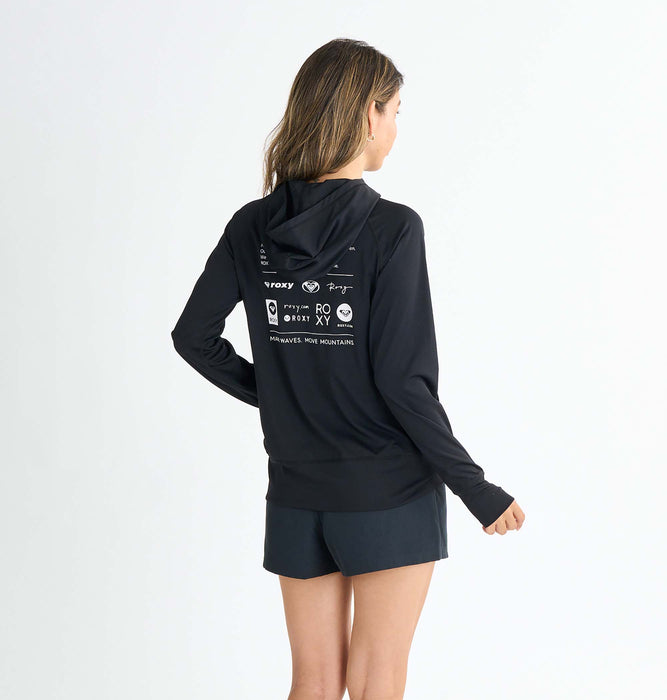 【OUTLET】Roxy HISTORICAL LOGO HOODIE ウィメンズ ラッシュガード