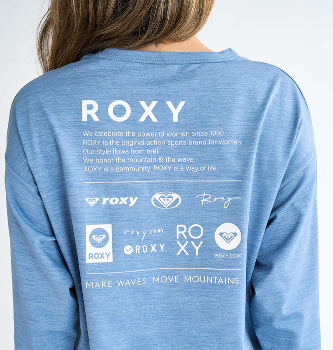 【OUTLET】Roxy HISTORICAL LOGO L/S ウィメンズ ラッシュガード