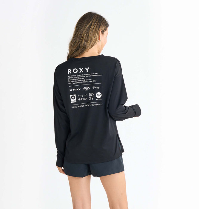 【OUTLET】Roxy HISTORICAL LOGO L/S ウィメンズ ラッシュガード