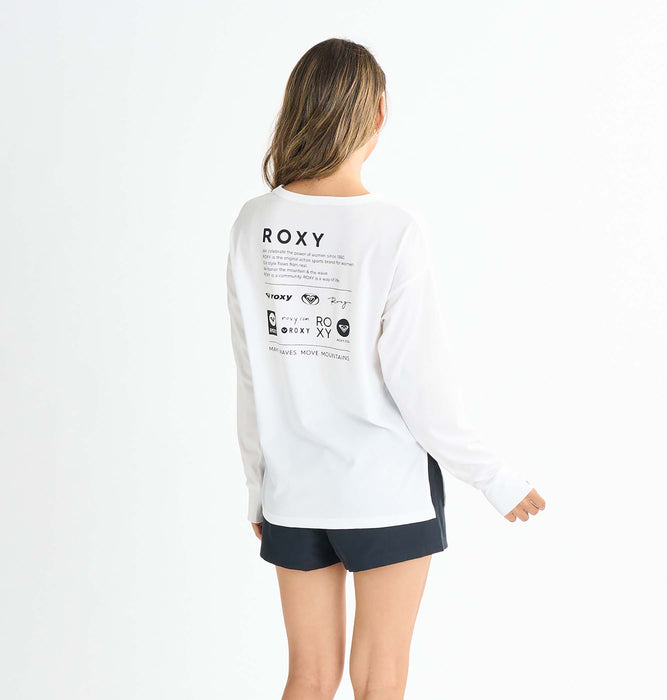 OUTLET】Roxy HISTORICAL LOGO L/S ウィメンズ ラッシュガード @2buy