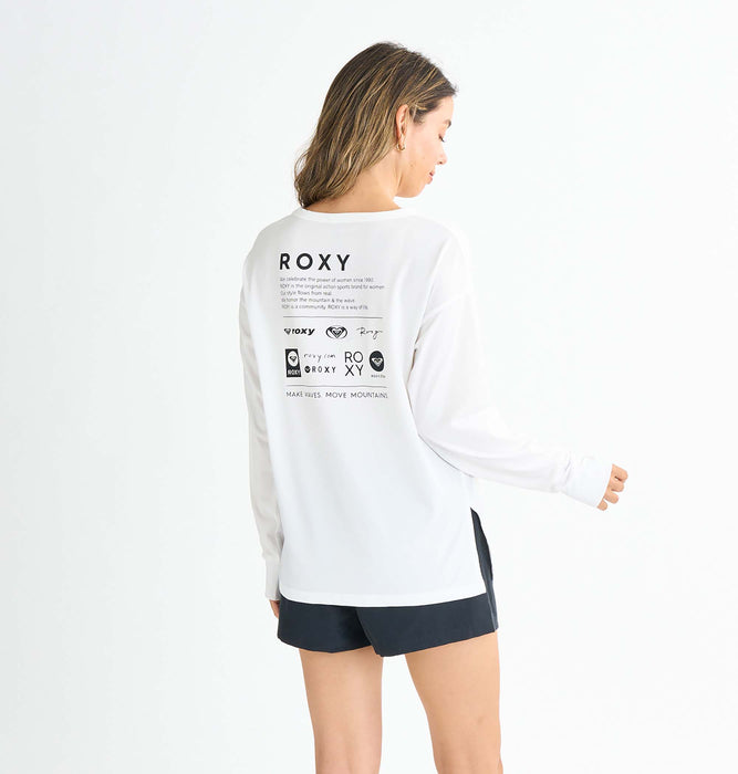 OUTLET】Roxy HISTORICAL LOGO L/S ウィメンズ ラッシュガード