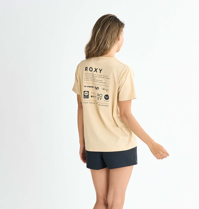 【OUTLET】Roxy HISTORICAL LOGO ウィメンズ ラッシュTシャツ