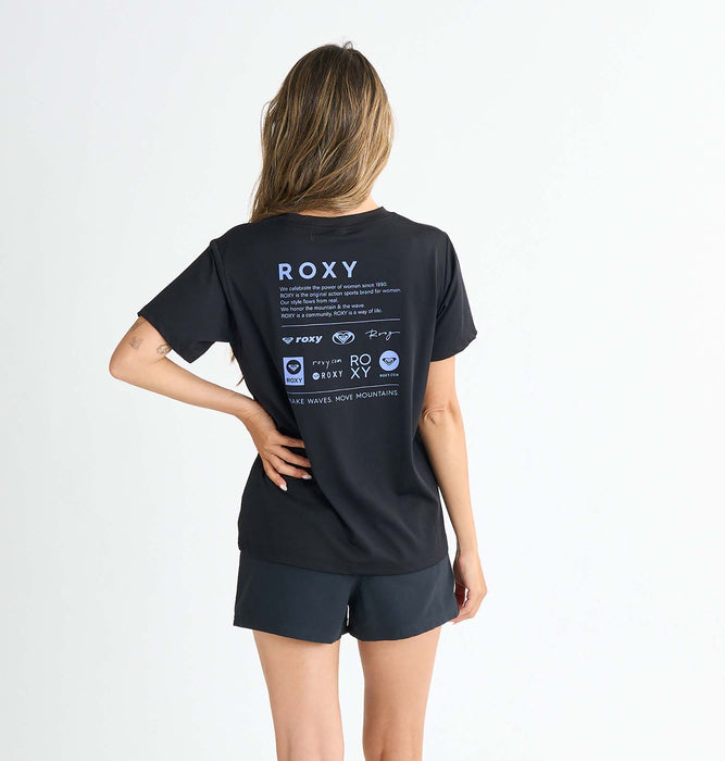【OUTLET】Roxy HISTORICAL LOGO ウィメンズ ラッシュTシャツ