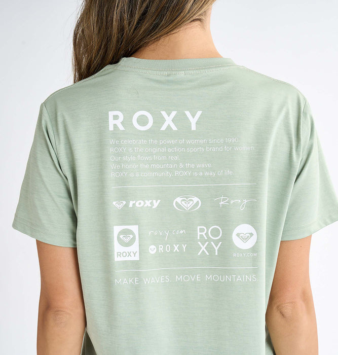 【OUTLET】Roxy HISTORICAL LOGO ウィメンズ ラッシュTシャツ