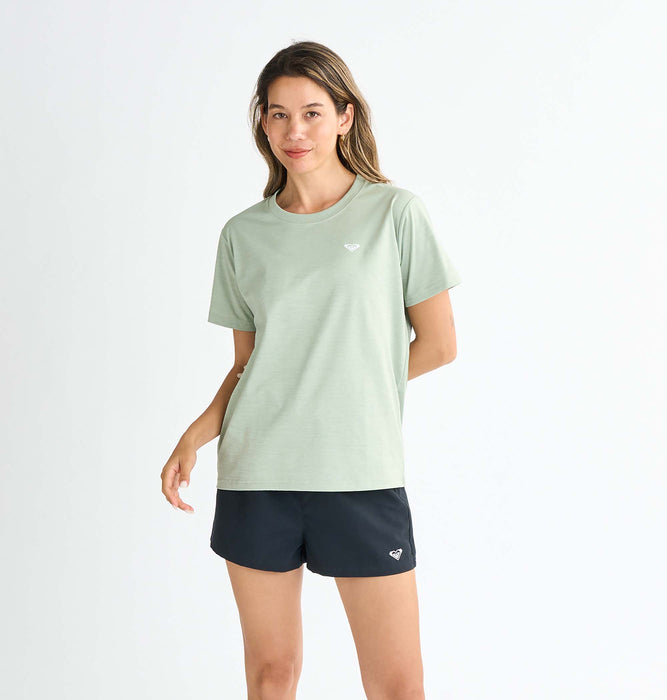 【OUTLET】Roxy HISTORICAL LOGO ウィメンズ ラッシュTシャツ