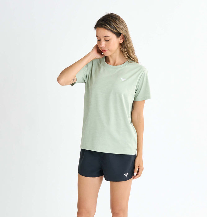 【OUTLET】Roxy HISTORICAL LOGO ウィメンズ ラッシュTシャツ