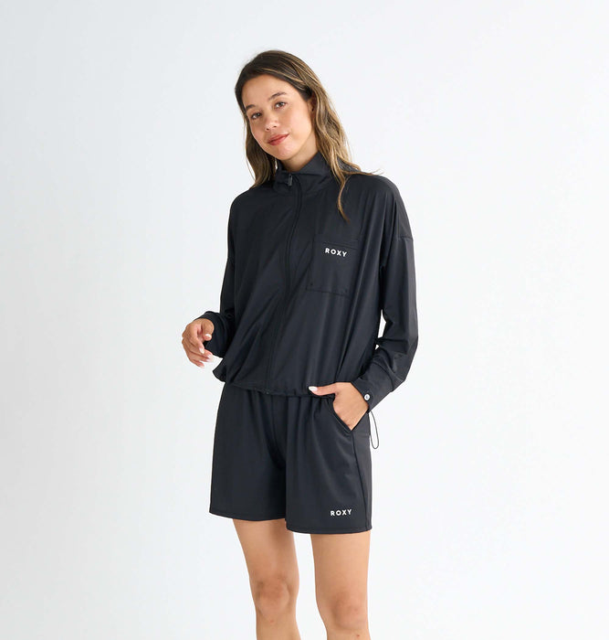 【OUTLET】Roxy AURORA STAND ウィメンズ ラッシュガード 接触冷感 クイックドライ