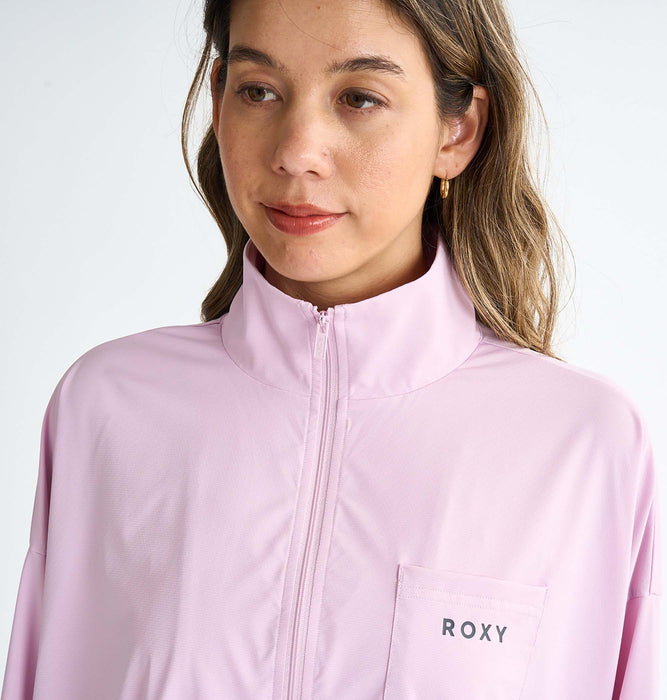 【OUTLET】Roxy AURORA STAND ウィメンズ ラッシュガード 接触冷感 クイックドライ