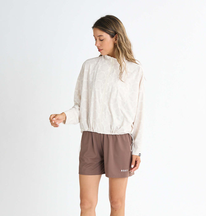 【OUTLET】Roxy AURORA STAND ウィメンズ ラッシュガード 接触冷感 クイックドライ