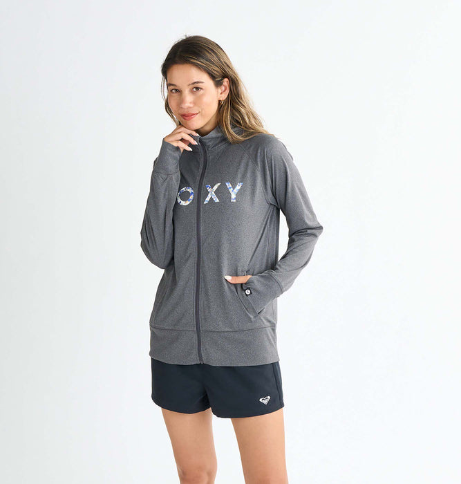 【OUTLET】Roxy ARTSY FLORAL LOGO STAND ウィメンズ ラッシュガード