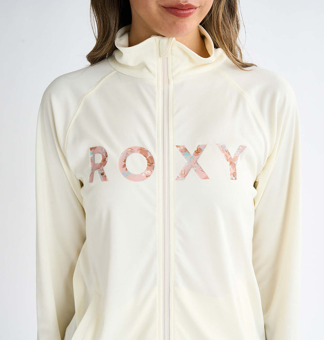 【OUTLET】Roxy ARTSY FLORAL LOGO STAND ウィメンズ ラッシュガード