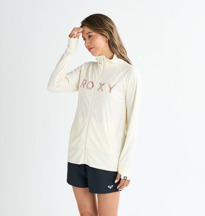 【OUTLET】Roxy ARTSY FLORAL LOGO STAND ウィメンズ ラッシュガード