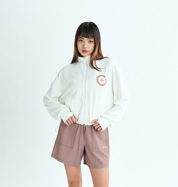 OUTLET】Roxy WILD FLOWER ZIP ウィメンズ ジップ付きラッシュガード