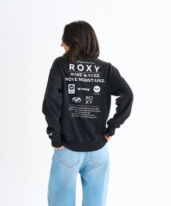 Roxy HISTORICAL LOGO PULL OVER ウィメンズ トップス 長袖