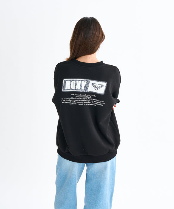 Roxy SQUARE LOGO PULL OVER ウィメンズ トップス 速乾 長袖