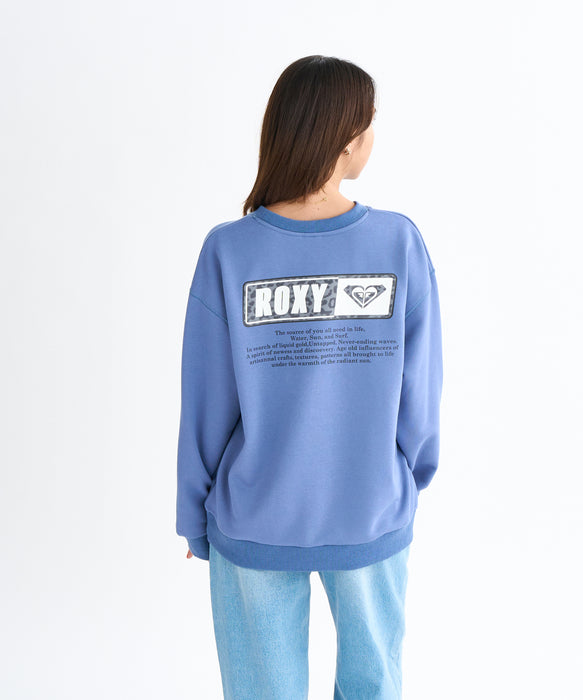 ロッシー様 Roxy SQUARE LOGO PULL OVER ウィメンズ スウェットトップス 速