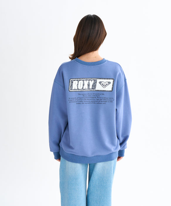Roxy SQUARE LOGO PULL OVER ウィメンズ トップス 速乾 長袖