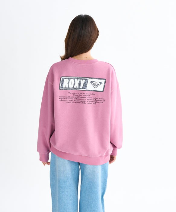 Roxy SQUARE LOGO PULL OVER ウィメンズ トップス 速乾 長袖