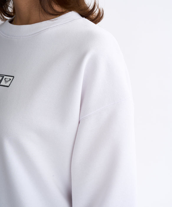 Roxy SQUARE LOGO PULL OVER ウィメンズ トップス 速乾 長袖