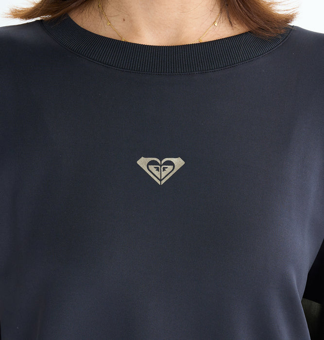 【OUTLET】Roxy Fitness BRIGHTEN YOUR LIFE PO ウィメンズ フィットネス プルオーバー オーバーシルエット 速乾・UVカット<2025FW ACTIVE BY NATURE COLLECTION>