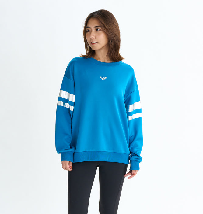 【OUTLET】Roxy Fitness BRIGHTEN YOUR LIFE PO ウィメンズ フィットネス プルオーバー オーバーシルエット 速乾・UVカット<2025FW ACTIVE BY NATURE COLLECTION>