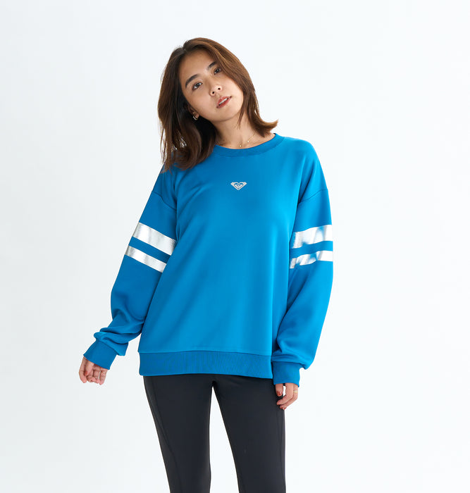 【OUTLET】Roxy Fitness BRIGHTEN YOUR LIFE PO ウィメンズ フィットネス プルオーバー オーバーシルエット 速乾・UVカット<2025FW ACTIVE BY NATURE COLLECTION>