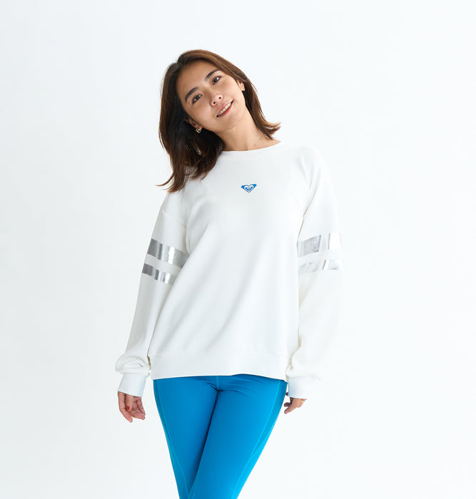 【OUTLET】Roxy Fitness BRIGHTEN YOUR LIFE PO ウィメンズ フィットネス プルオーバー オーバーシルエット 速乾・UVカット<2025FW ACTIVE BY NATURE COLLECTION>