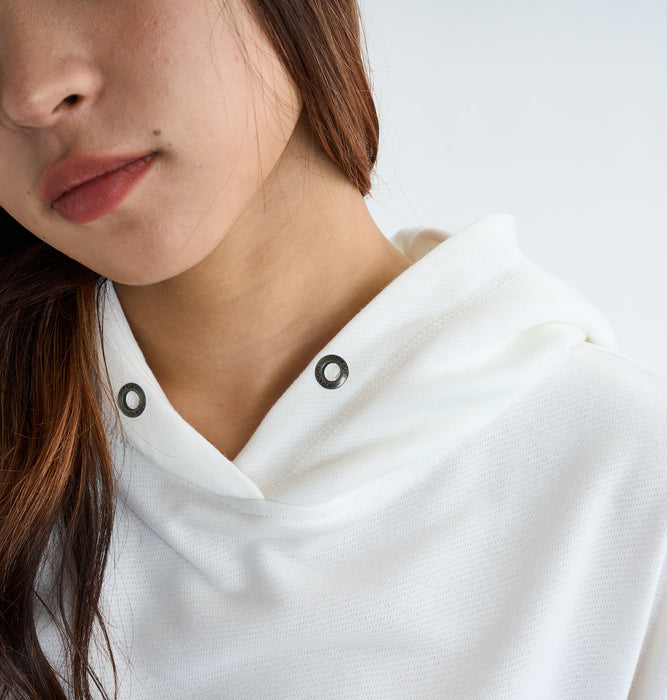 Roxy Fitness TRIPLE HEARTS HOODIE ウィメンズ フィットネス ショート丈 プルオーバートップス 速乾・UVカット<2025FW SPORTS>