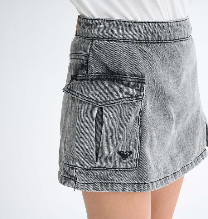 Roxy LIVED IN DENIM SKORT ウィメンズ デニムスコート