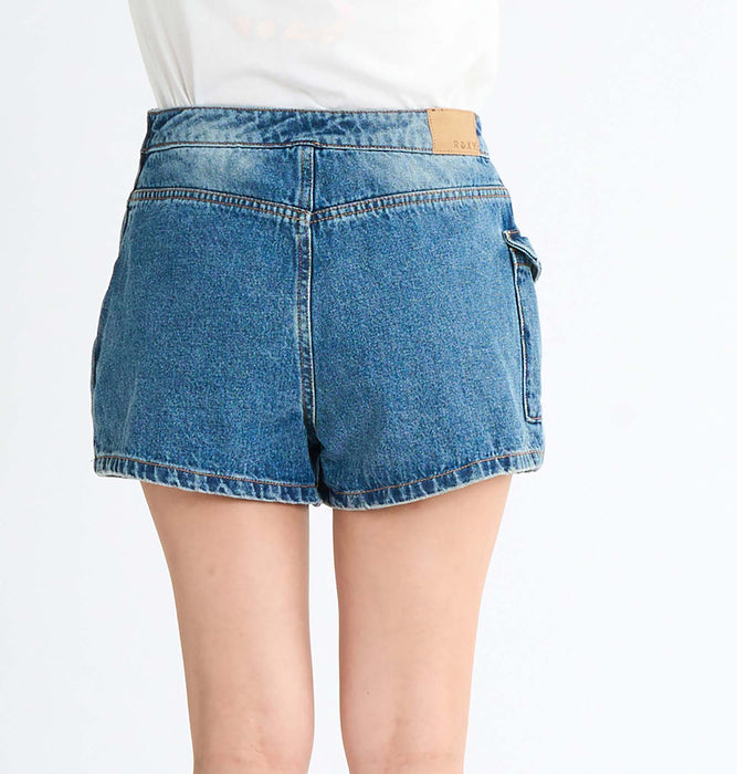 Roxy LIVED IN DENIM SKORT ウィメンズ デニムスコート