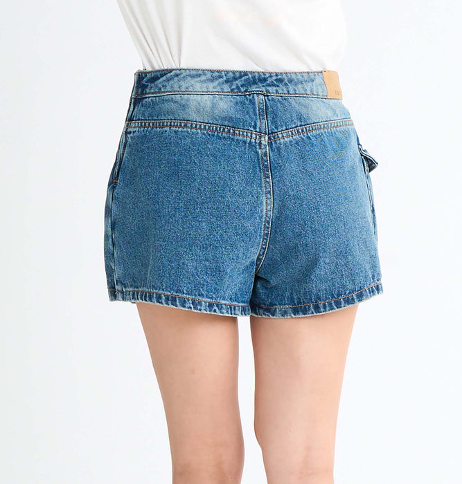 Roxy LIVED IN DENIM SKORT ウィメンズ デニムスコート