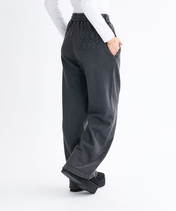 Roxy YOLO PANTS ウィメンズ  ウォッシュ加工ロングパンツ