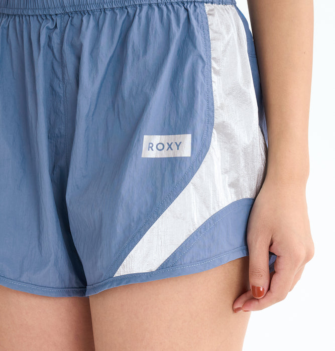 【OUTLET】Roxy Fitness ALL TIME ACTIVE SHORTS ウィメンズ フィットネス ランショートパンツ 撥水加工<2025FW ACTIVE BY NATURE COLLECTION>