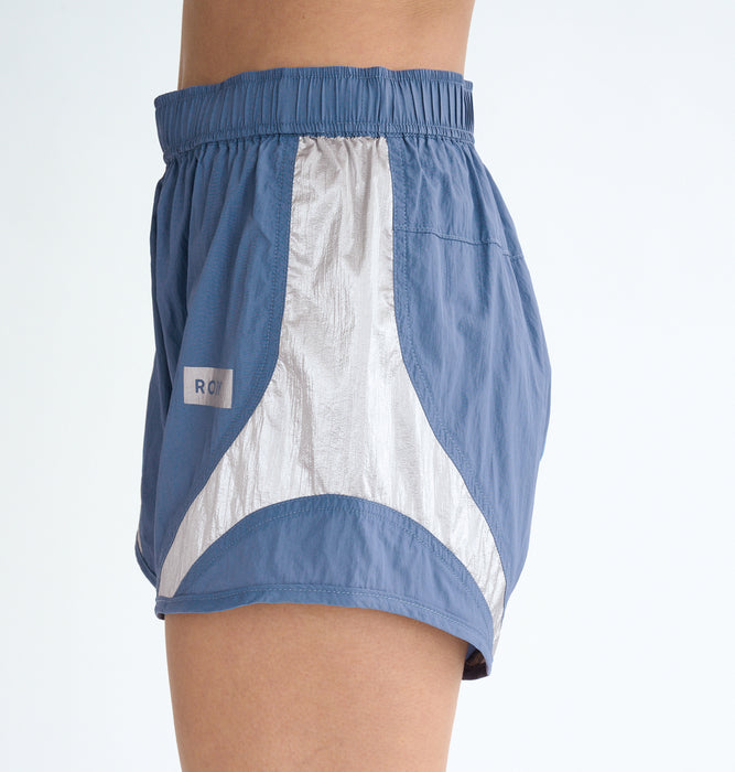 【OUTLET】Roxy Fitness ALL TIME ACTIVE SHORTS ウィメンズ フィットネス ランショートパンツ 撥水加工<2025FW ACTIVE BY NATURE COLLECTION>
