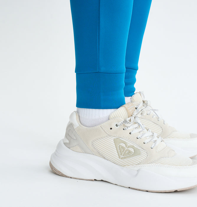 【OUTLET】Roxy Fitness BRIGHTEN YOUR LIFE PANTS ウィメンズ フィットネス テーパードパンツ フルレングス 速乾・UVカット<2025FW ACTIVE BY NATURE COLLECTION>