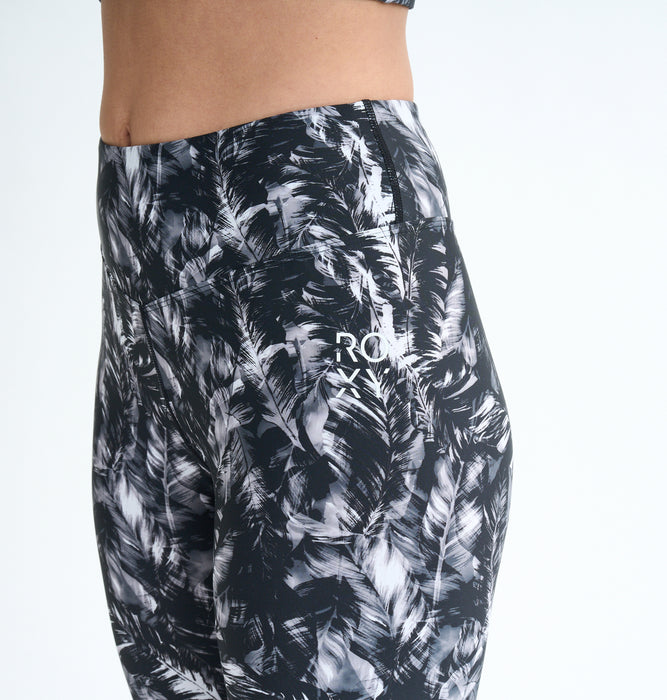 Roxy Fitness HAVE A GREAT DAY LEGGINGS ウィメンズ フィットネス 水陸両用レギンス フルレングス 速乾・UVカット<2025FW FITNESS SEASONAL PRINT>