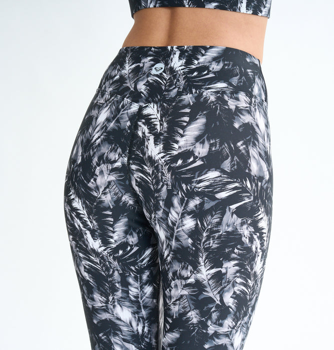 Roxy Fitness HAVE A GREAT DAY LEGGINGS ウィメンズ フィットネス 水陸両用レギンス フルレングス 速乾・UVカット<2025FW FITNESS SEASONAL PRINT>
