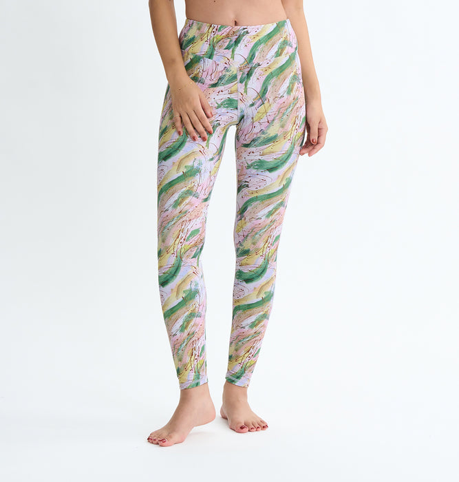 Roxy Fitness HAVE A GREAT DAY LEGGINGS ウィメンズ フィットネス 水陸両用レギンス フルレングス 速乾・UVカット<2025FW FITNESS SEASONAL PRINT>