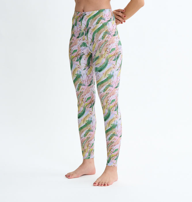 Roxy Fitness HAVE A GREAT DAY LEGGINGS ウィメンズ フィットネス 水陸両用レギンス フルレングス 速乾・UVカット<2025FW FITNESS SEASONAL PRINT>