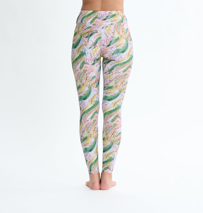 Roxy Fitness HAVE A GREAT DAY LEGGINGS ウィメンズ フィットネス 水陸両用レギンス フルレングス 速乾・UVカット<2025FW FITNESS SEASONAL PRINT>