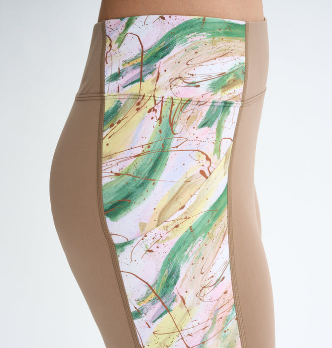 Roxy Fitness HAVE A GREAT DAY LEGGINGS VER2 ウィメンズ フィットネス 裏起毛レギンス フルレングス 速乾・UVカット <2025FW FITNESS SEASONAL PRINT>