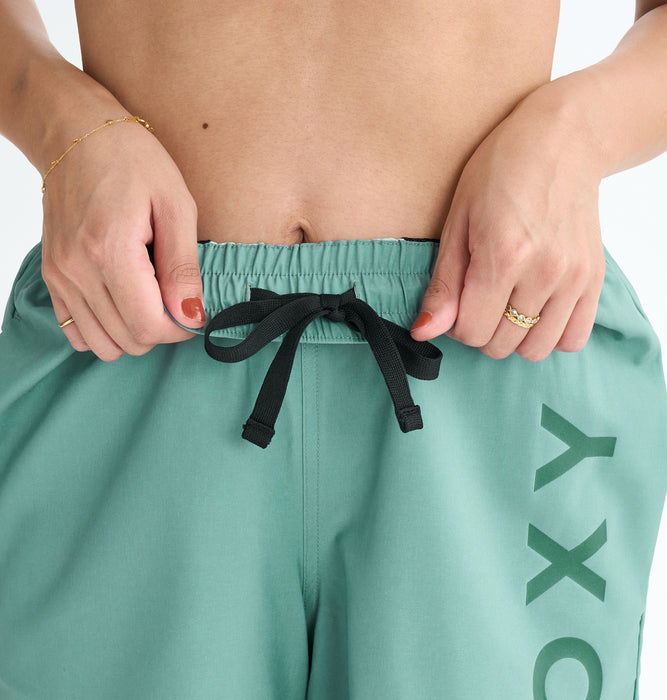 【OUTLET】Roxy Fitness MY 1ST ROXY SHORTS ウィメンズ フィットネス 4WAYストレッチ ョート丈パンツ 速乾・UVカット <2025FW MT 1ST ROXY>