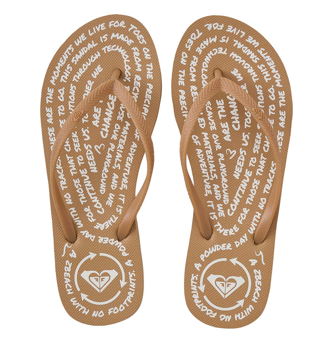 【OUTLET】Roxy LOVE NOTE ウィメンズ ビーチサンダル