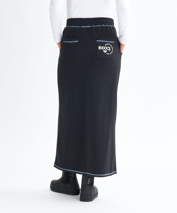 OUTLET】Roxy JIVY SKIRTS ウィメンズ ロングスカート 裏毛