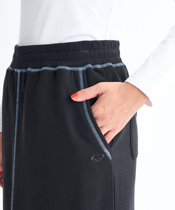 【OUTLET】Roxy JIVY SKIRTS ウィメンズ ロングスカート 裏毛