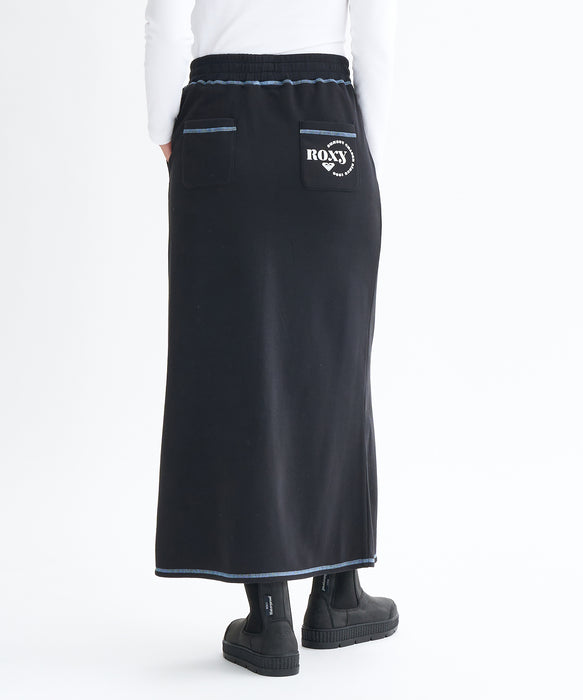 OUTLET FAMILY SALE】Roxy JIVY SKIRTS ウィメンズ ロングスカート 裏毛