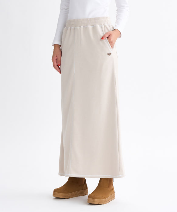 OUTLET FAMILY SALE】Roxy JIVY SKIRTS ウィメンズ ロングスカート 裏毛
